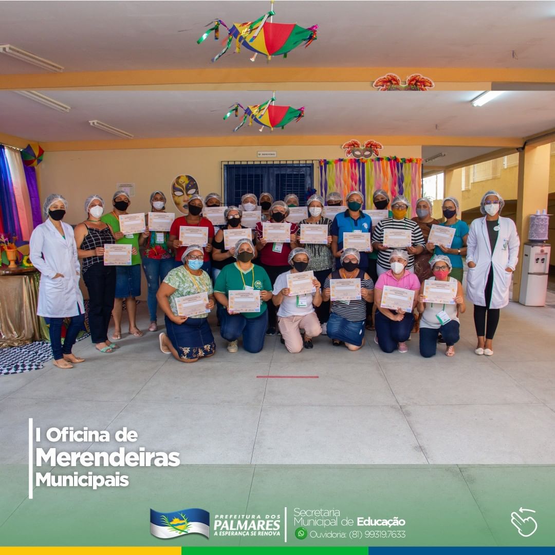 PALMARES: I OFICINA DE MERENDEIRAS MUNICIPAIS