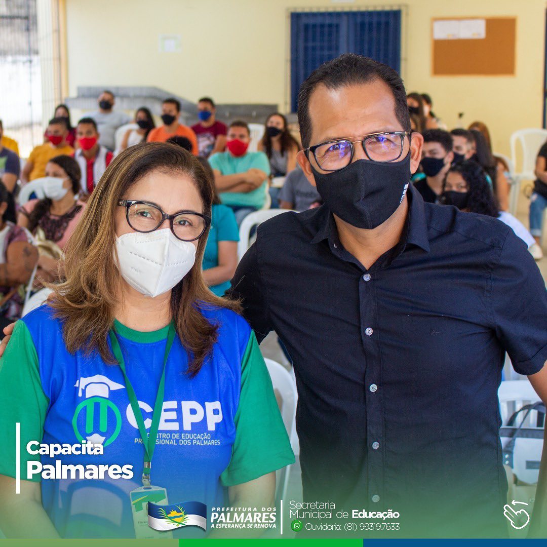 PALMARES: PREFEITURA E SECRETARIA DE EDUCAÇÃO REALIZA AULA INAUGURA DA 1ª EDIÇÃO DO PROJETO CAPACITA PALMARES