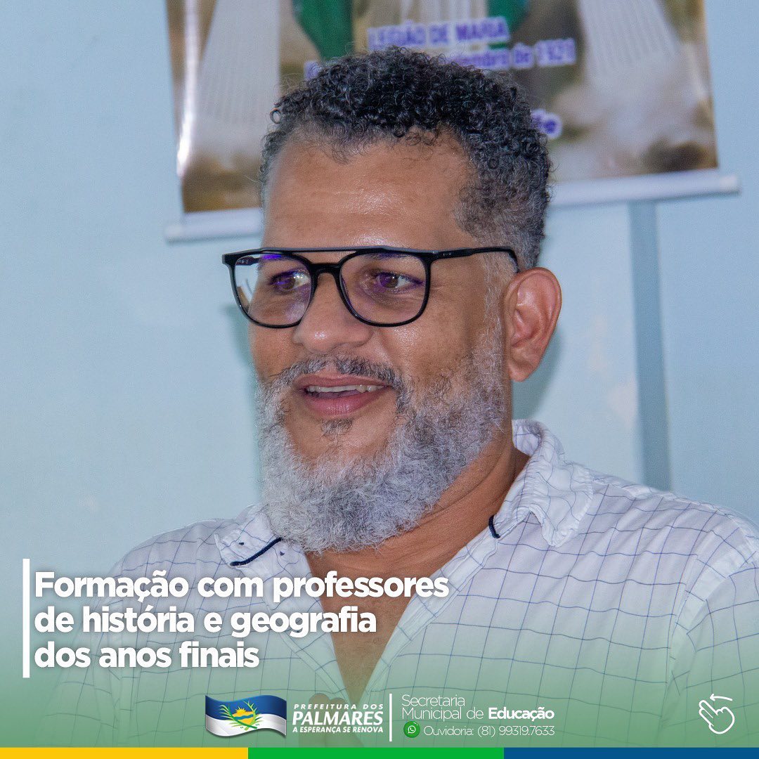 PALMARES: FORMAÇÃO PARA OS PROFESSORES DE HISTÓRIA E GEOGRAFIA DOS ANOS FINAIS