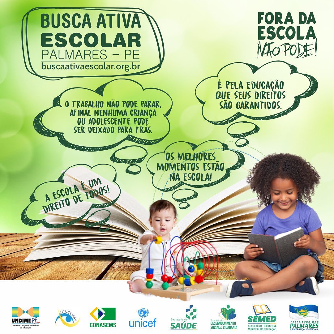 PALMARES: BUSCA ATIVA ESCOLAR