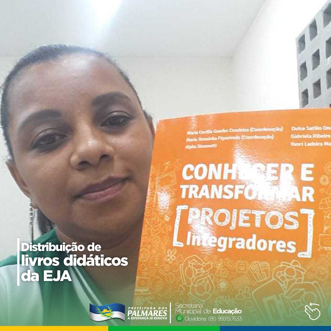 PALMARES: EJA DISTRIBUIÇÃO DE LIVROS DIDÁTICOS