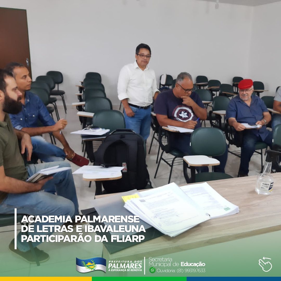 PALMARES: ACADEMIA PALMARENSE DE LETRAS E IBAVALEUNA PARTICIPARÃO DA FLIARP