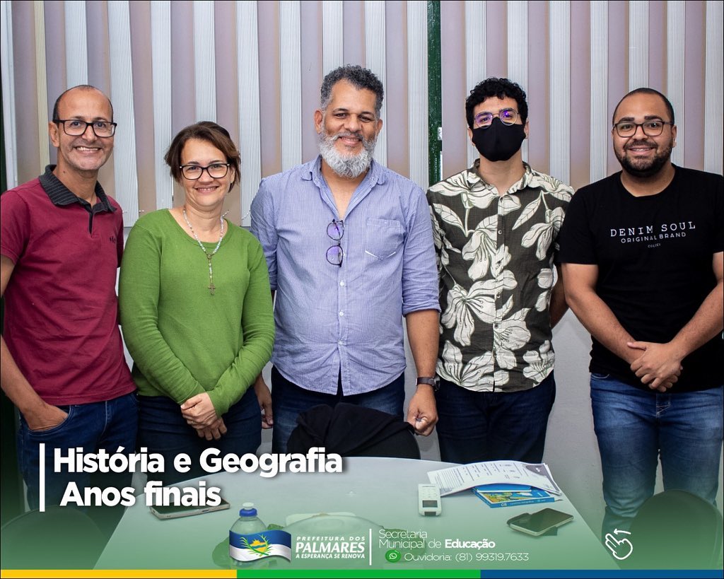 PALMARES: FORMAÇÃO DE PROFESSORES: ANOS FINAIS - GEOGRAFIA E HISTÓRIA