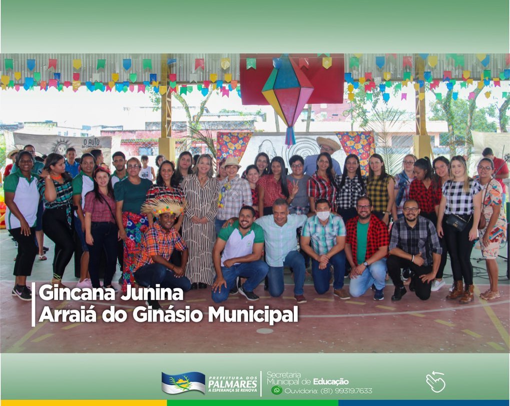 PALMARES: FESTEJOS JUNINOS DO GINÁSIO MUNICIPAL