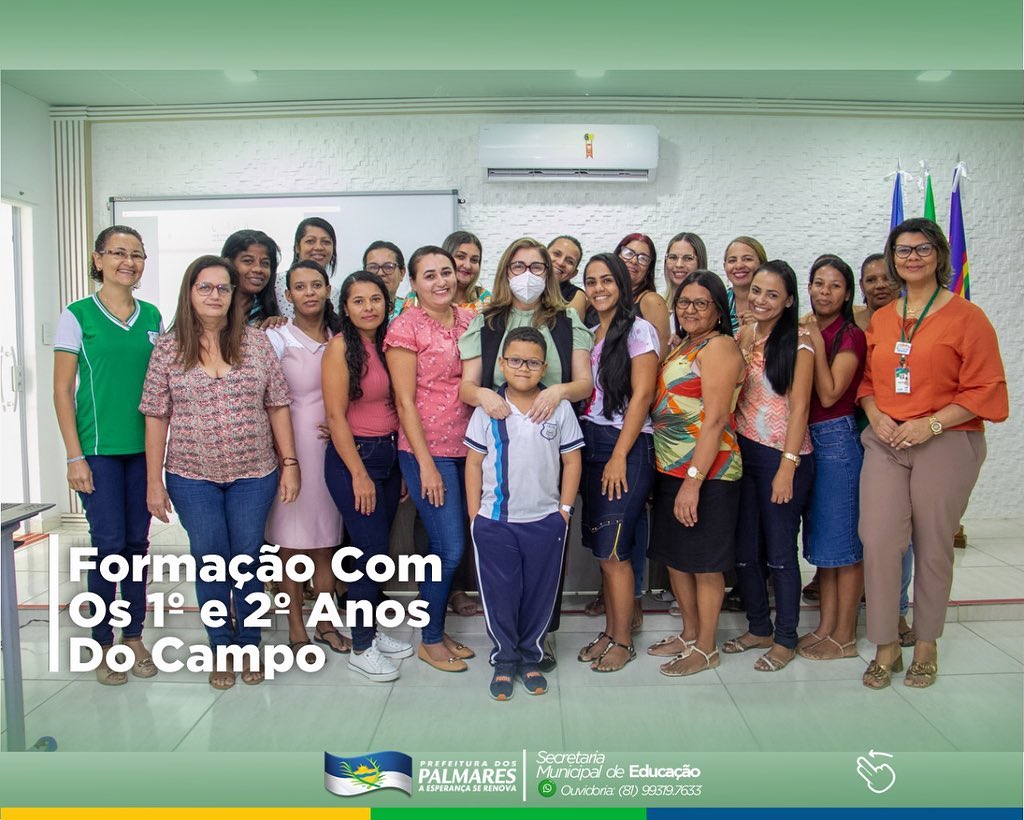 PALMARES: FORMAÇÃO DO PROGRAMA CRIANÇA ALFABETIZADA 