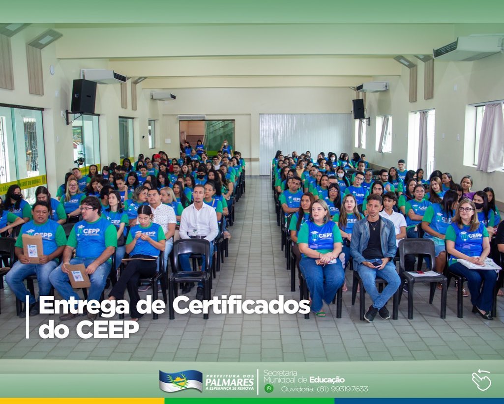 PALMARES: CEPP ENTREGOU CERTIFICADO A 239 CURSISTAS