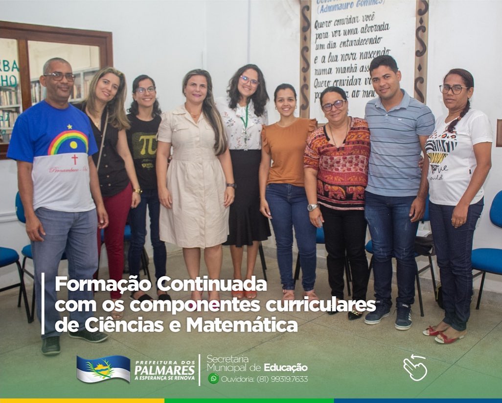 PALMARES: FORMAÇÃO CONTINUADA