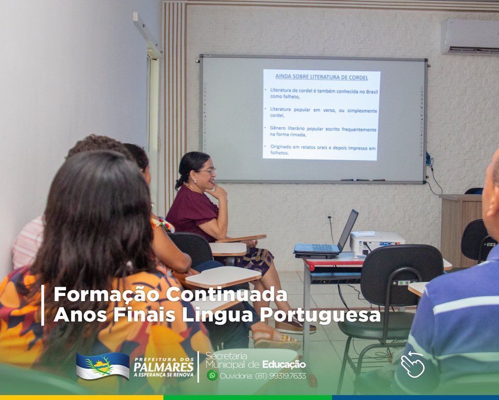 PALMARES: FORMAÇÃO CONTINUADA LÍNGUA PORTUGUESA