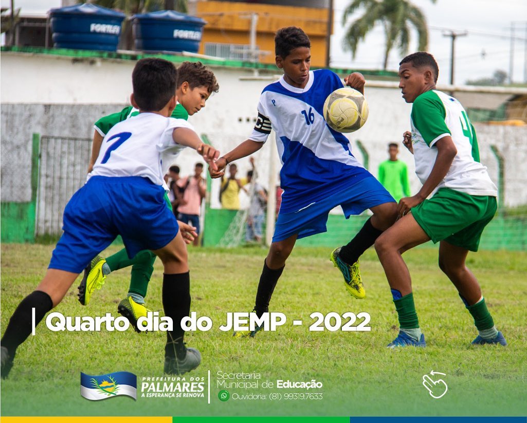 PALMARES: FUTEBOL DE CAMPO: JEMP-2022 4º DIA 