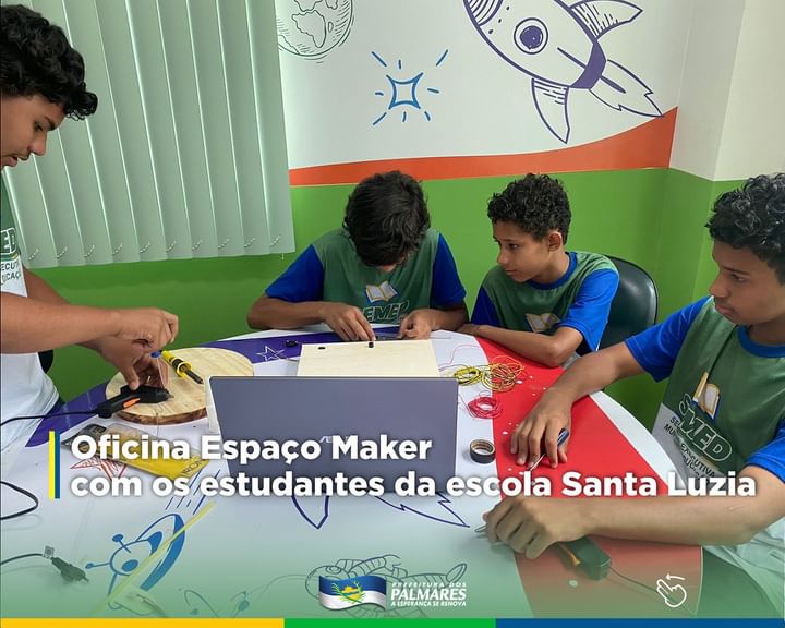 PALMARES: OFICINA ESPAÇO MAKER 