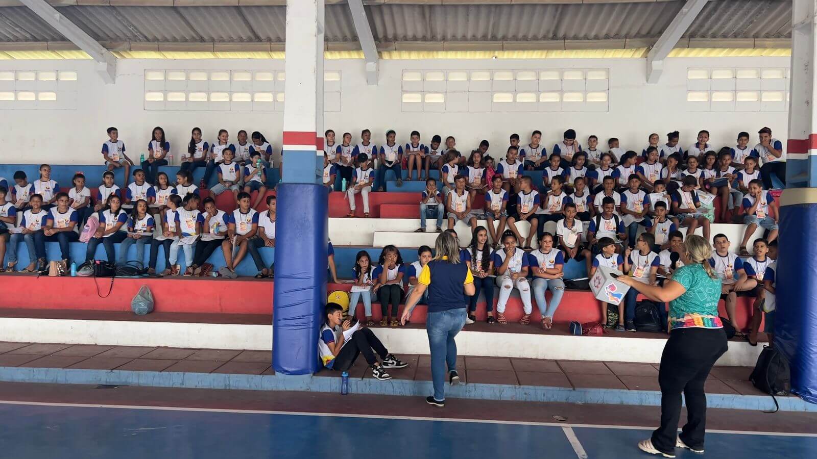 Estudantes dos 2° e 5° anos da Rede Municipal de Camutanga-PE participam do Aulão "Super Boom dos Descritores"