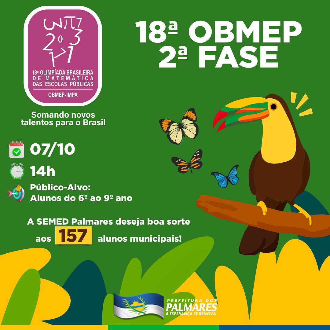 PALMARES: 2ª FASE DA OBMEP 