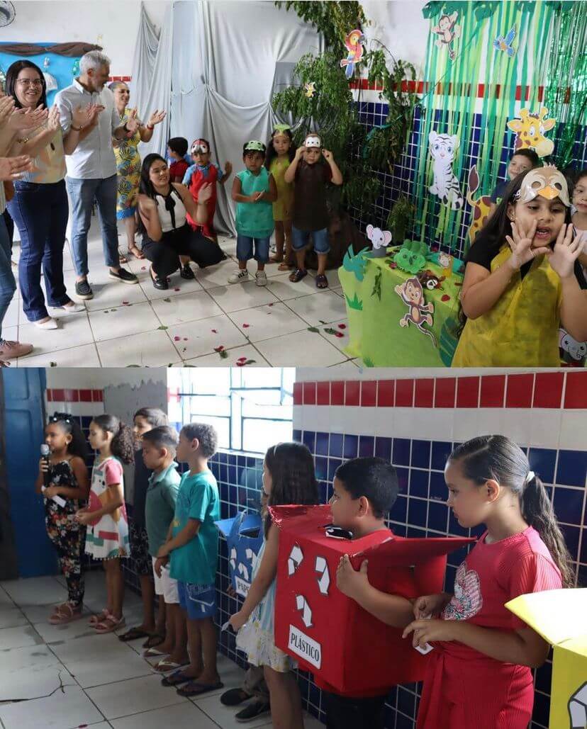 Secretaria de Educação da Lagoa dos Gatos participa da II Feira de Ciências na Escola Municipal Manoel Lopes Sobrinho, no distrito Lagoa do Souza.