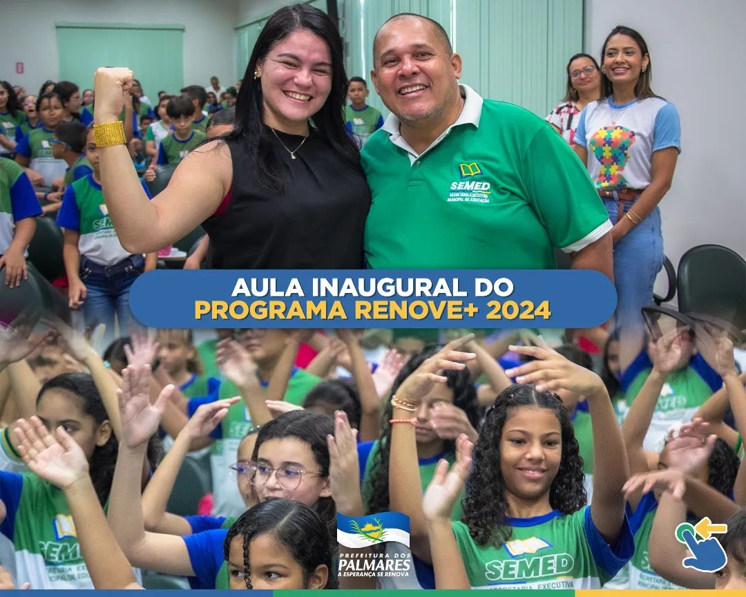 PALMARES: AULA INAUGURAL DO PROGRAMA RENOVE+ 2024 