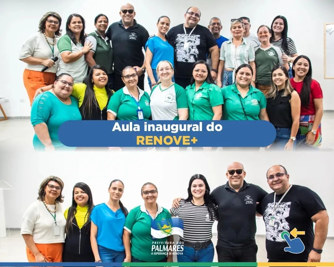 PALMARES: AULA INAUGURAL RENOVE+ 8º E 9º ANOS 