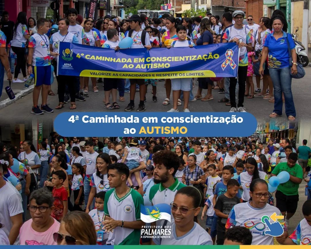 PALMARES: 4º CAMINHADA EM CONSCIENTIZAÇÃO AO AUTISMO 