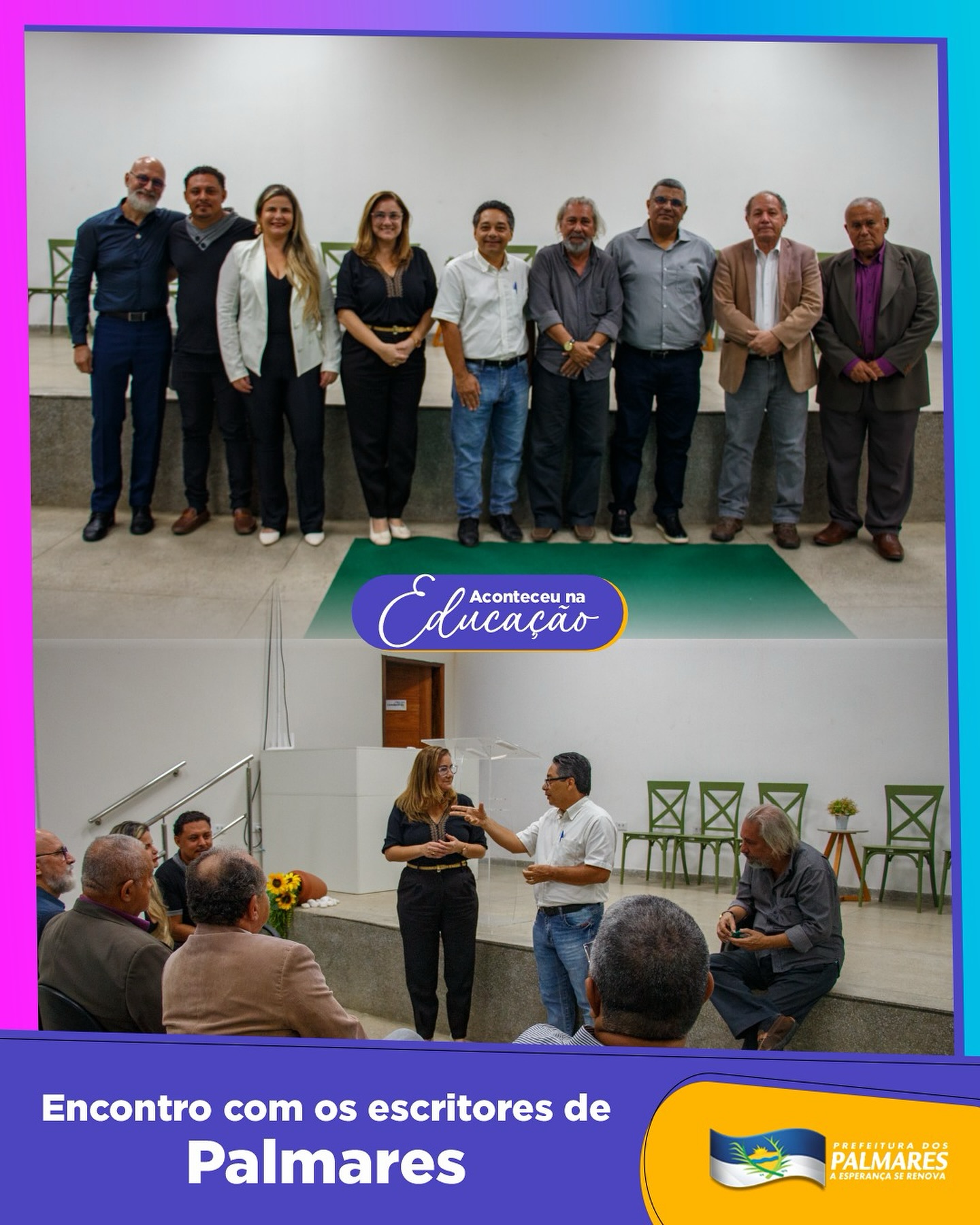 PALMARES: ENCONTRO COM ESCRITORES DE PALMARES 